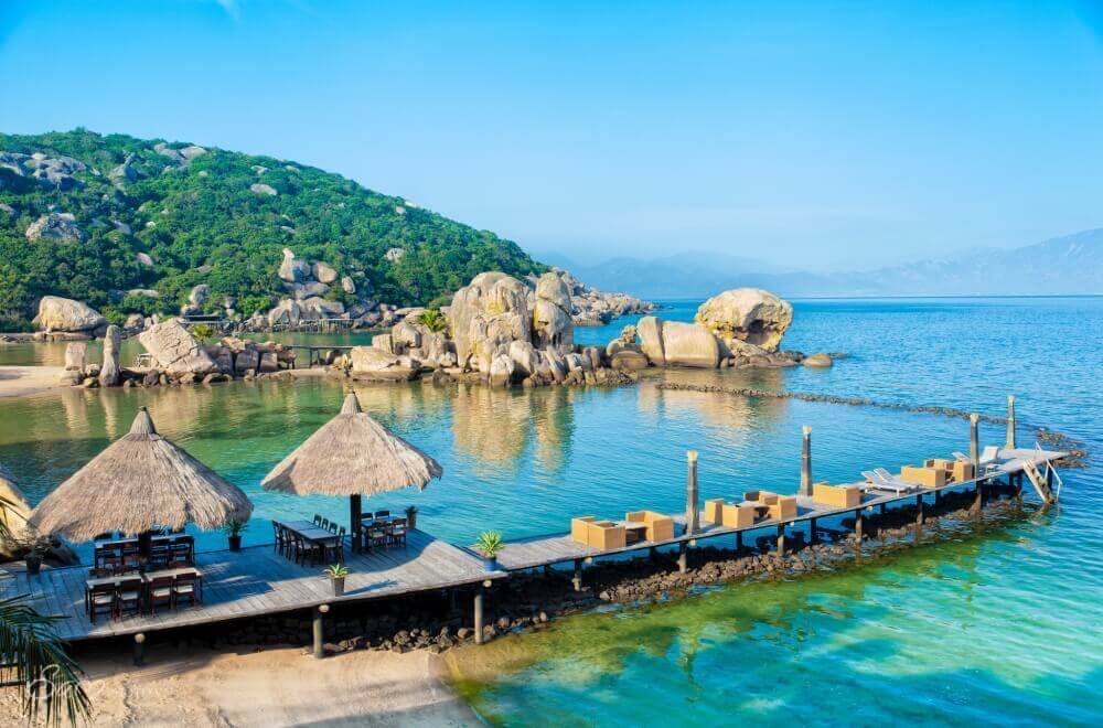 Cảnh quan biển đảo Bình Ba