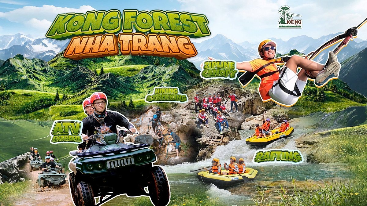 Kong Forest Nha Trang: Zipline, ATV, trekking